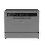 Lavavajillas compacto - CANDY CP 6E51LS, 6 servicios, 8 programas, 55 cm, Silver