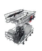 Lavavajillas libre instalación 45 cm - WHIRLPOOL WSFC 3M27 X, 10 servicios, 6 programas, 450 mm, Acero inoxidable - Imagen 3