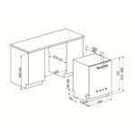 Lavavajillas integrable 60 cm - SMEG STFABCR3, 13 servicios, 11 programas, 598 mm, Crema de - Imagen 4
