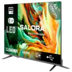 TV LED - SALORA LEDTV43 , Full-HD, DVB-T2 (H.265), Negro - Imagen 2