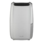 Deshumidificador - De'Longhi DDSX220, 436 W, Extracción 20 l/día, Capacidad 5 l, Superficie 90 m³, Programable, 3 velocidades, Secado de ropa, Blanco