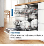 Lavavajillas integrable 60 cm - BOSCH Serie 4 SMH4HVX03E, 14 servicios, 6 programas, 59,8 cm, White - Imagen 9