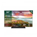 TV QLED 50" - TOSHIBA 33610, UHD 4K, Quad Core., Negro