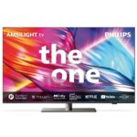 TV LED 55" - PHILIPS 55PUS8949/12, UHD 4K, Smart TV, DVB-T2 (H.265), Antracita, Gris