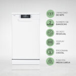 Lavavajillas libre instalación 45 cm - SVAN SVASJ94500ED, 9 servicios, 7 programas, 44,8 cm, blanco - Imagen 4