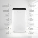 Deshumidificador - UFESA Breeze Dry 5000, 6 l, 40 m², Blanco - Imagen 8