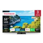 TV DLED 55" - THOMSON 55UG5C14, UHD 4K, Smart TV, Negro