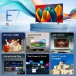 TV LED - HISENSE His 75E77NQ (cm (Zoll)), UHD 4K, Smart TV, Negro - Imagen 4