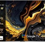 TV QLED 100" - Xiaomi TV Max 100, QLED 4K, Smart TV con Google, 120-240Hz, Dolby Vision - Atmos, Gris oscuro