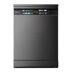 Lavavajillas libre instalación 60 cm - CECOTEC Bolero Aguazero 6700 Dark B, 15 servicios, 14 programas, 60 cm, Grey