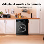 Lavavajillas libre instalación 60 cm - CECOTEC Bolero Aguazero 6700 Dark B, 15 servicios, 14 programas, 60 cm, Grey - Imagen 6