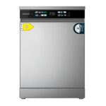 Lavavajillas libre instalación 60 cm - CECOTEC Bolero Aguazero 6210 Inox D, 15 servicios, 14 programas, 60 cm, Grey - Imagen 2