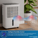 Deshumidificador - ERIKSSØN 16L/24h Dry Pro Plus, 1,8 l, 70 m², Blanco - Imagen 5