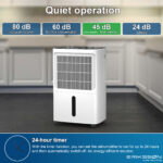 Deshumidificador - ERIKSSØN 16L/24h Dry Pro Plus, 1,8 l, 70 m², Blanco - Imagen 6