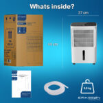 Deshumidificador - ERIKSSØN 16L/24h Dry Pro Plus, 1,8 l, 70 m², Blanco - Imagen 9