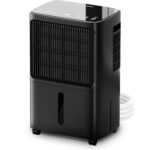 Deshumidificador - ERIKSSØN 16L/24h Dry Pro Plus, 1,8 l, 70 m², Negro