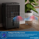 Deshumidificador - ERIKSSØN 16L/24h Dry Pro Plus, 1,8 l, 70 m², Negro - Imagen 3