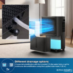 Deshumidificador - ERIKSSØN 16L/24h Dry Pro Plus, 1,8 l, 70 m², Negro - Imagen 4