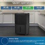 Deshumidificador - ERIKSSØN 16L/24h Dry Pro Plus, 1,8 l, 70 m², Negro - Imagen 6