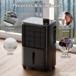 Deshumidificador - ERIKSSØN 16L/24h Dry Pro Plus, 1,8 l, 70 m², Negro - Imagen 8