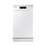 Lavavajillas - Samsung DW50R4070FW/EC, 10 servicios, 6 programas, 44.9 cm, Sistema AutoOpen, Configuración Flexible, Blanco