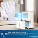 Deshumidificador - ERIKSSØN 20L/24h Dry Pro Plus, 2,5 l, 70 m², Blanco - Imagen 4
