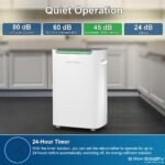 Deshumidificador - ERIKSSØN 20L/24h Dry Pro Plus, 2,5 l, 70 m², Blanco - Imagen 7