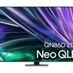 TV Neo QLED 65" - SAMSUNG TQ65QN86DBTXXC, UHD 4K, Procesador NQ4 AI Gen2, Smart TV, DVB-T2 (H.265), Carbón Silver