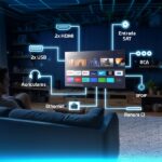 TV QLED 32" - ENGEL le3295qled, HD+, 1, Negro - Imagen 3