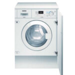 Lavadora secadora integrable - Siemens WK12D322ES, IQ300, 7 kg+4kg, 1200 rpm, 9 programas, Display XL, Inicio diferido 24 hs, Blanco