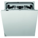 Lavavajillas integrable - Whirlpool WI 7020 PF, 14 cubiertos, 8 programas, 60 cm, Tercera bandeja, PowerClean Pro, Sin panelar