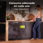 Lavavajillas libre instalación 60 cm - CECOTEC Bolero Aguazero 6500 Full-BI C, 15 servicios, 6 programas, 60 cm, Multicolor - Imagen 2