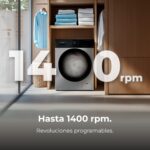 Lavadora carga frontal - CECOTEC Bolero DressCode 7150 Inverter Steel A, 7 kg, 12 programas, Multicolor - Imagen 3