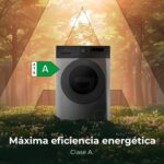 Lavadora carga frontal - CECOTEC Bolero DressCode 7150 Inverter Steel A, 7 kg, 12 programas, Multicolor - Imagen 4