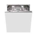 Lavavajillas integrable 60 cm - HOTPOINT HIC 3C26 CW, 14 servicios, 9 programas, 600 mm, Steel
