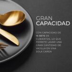 Lavavajillas libre instalación 60 cm - SVAN SVJ606D, 15 servicios, 8 programas, 598 mm, Blanco - Imagen 3