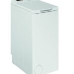 Lavadora carga superior - Indesit BTW S72200 SP/N, 7 kg, 1200 rpm, RapidWash, Balance de Agua Plus13 programas, Blanco