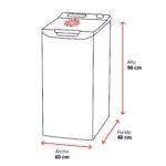 Lavadora carga superior - Whirlpool TDLR 7220LS SP/N, 7Kg, 1200 rpm,15 programas, 6Th Sense, Fresh Care, Blanco - Imagen 2