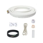 Soporte de aire acondicionado - Kit Tubo preaislado 10 SANNOVER, blanco