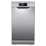 Lavavajillas libre instalación 45 cm - ASPES AJ94500EDX, 9 servicios, 7 programas, 448 mm, Acero inoxidable