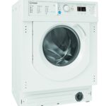 Lavadora integrable - Indesit BI WMIL 71252 EU N, 7 kg, 1200 rpm, Push&Wash, 14 programas, Sin panelar