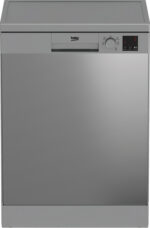 Lavavajillas - Beko DVN05320X, 13 servicios, 5 programas, 60 cm, Inox