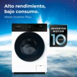 Lavadora carga frontal - CECOTEC Bolero DressCode 6150 Inverter A, 6 kg, 12 programas, Multicolor - Imagen 5