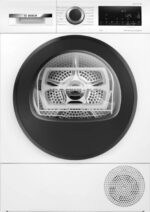 Secadora bomba de calor - Bosch WQG245D0ES, Serie 6, 9 kg, 15 programas, AutoDry, Condensador Autolimpiante, Blanco