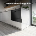 Lavavajillas compacto - CECOTEC Bolero Aguazero 2500 S-BI Black Glass D, 59,5 cm, Multicolor - Imagen 2