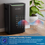 Deshumidificador - ERIKSSØN 20L/24h Dry Pro Plus, 2,5 l, 70 m², Negro - Imagen 3