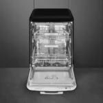 Lavavajillas - Smeg LVFABBL3, 13 Servicios, 11 Programas, 59 cm Ancho, Libre Instalación, Negro - Imagen 4