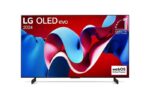 TV OLED - LG OLED OLED42C48LA, UHD 4K, α9 Gen 7 AI processor 4K, Smart TV, Negro