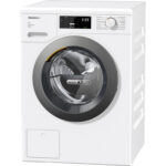 Lavadora secadora - Miele WTD 160 WCS, 8 kg/5 kg, 1600 rpm, Motor ProfiEco, AddLoad, Tambor protector, Blanco