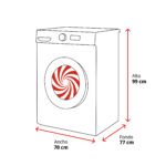 Lavadora carga frontal - LG F1P1CY2T, Serie XXL, 17 kg, 1100rpm, TurboWash™ con Jet Spray, Inox - Imagen 2